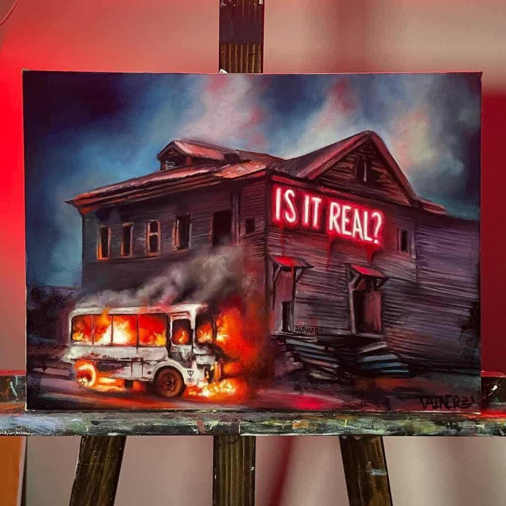 fireman painting