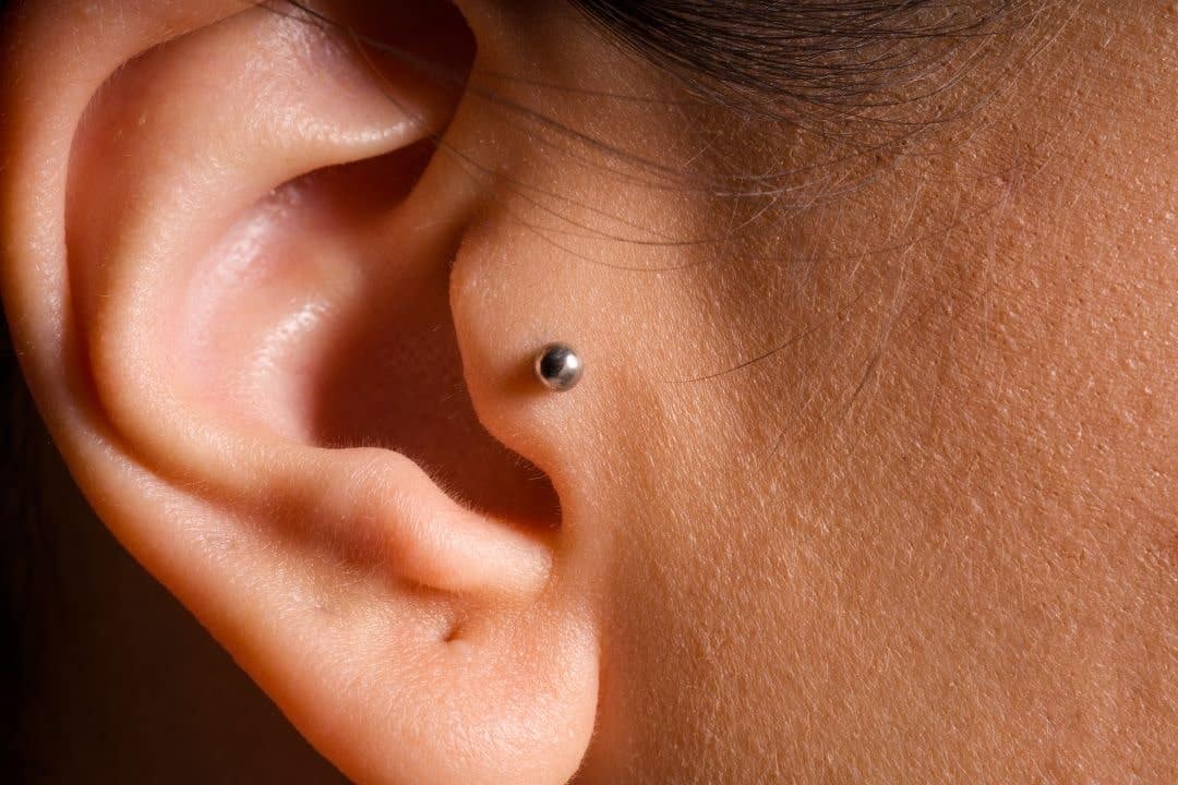 tragus piercing example