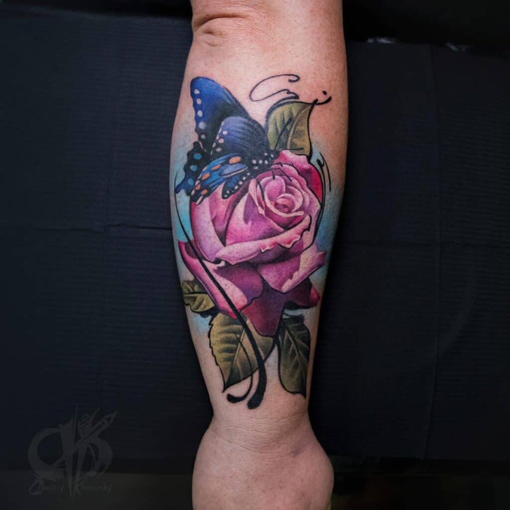 vlinder tattoo