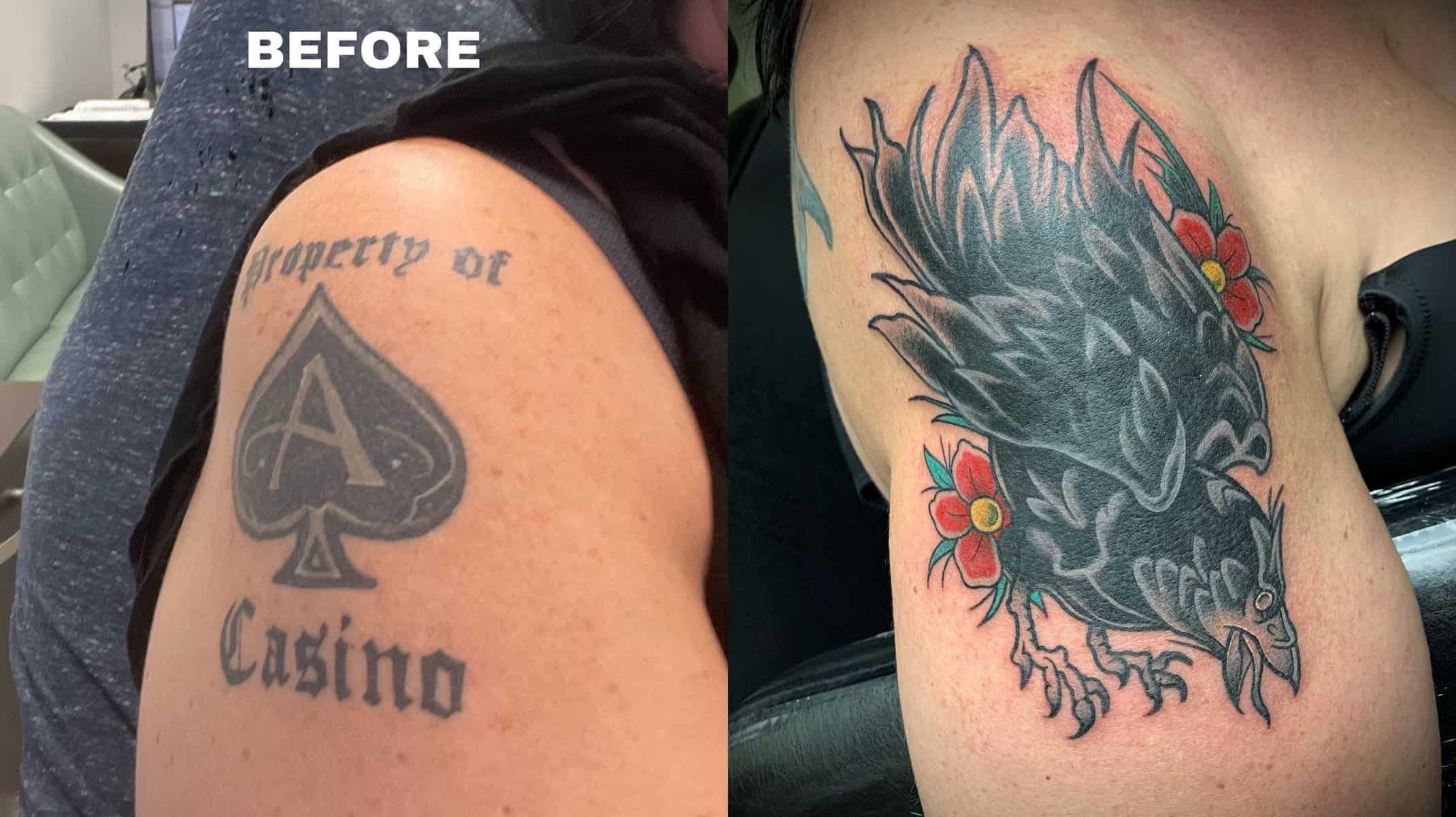 Cover Up Tattoo by Kimi Leger  Sacred Lotus Tattoo  Tattoo Shop  Asheville NC
