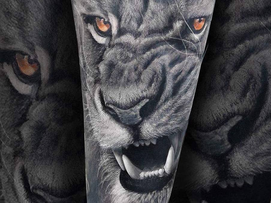leeuw lion tattoo