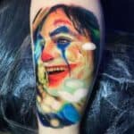 the joker portret tattoo