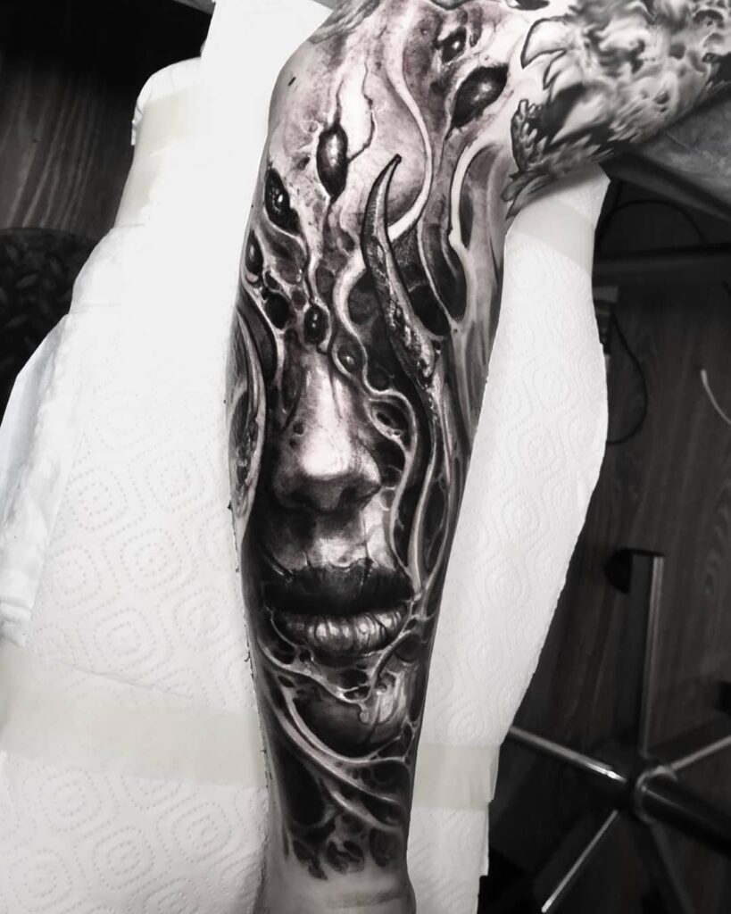 horror medusa tattoo